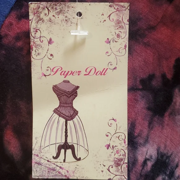 Paper Doll Tye-dye Lace Skirt - Picture 9 of 9